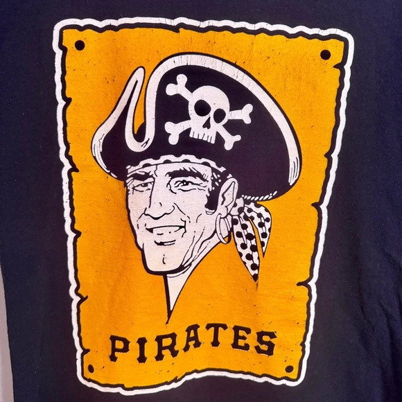 Mens Y2K Pittsburgh Pirates MLB Baseball Vintage Logo FedEx Brand‎ Shirt  Size S - Picture 6 of 11